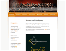 Tablet Screenshot of dresdner-blaeserphilharmonie.de